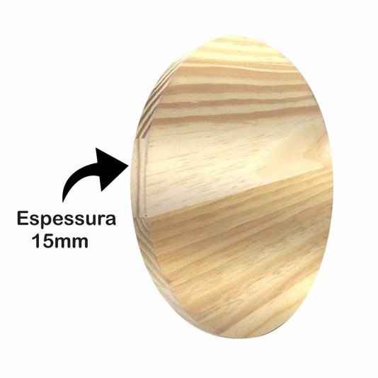 Placa Decorativa Personalizada em Madeira de Pinus com Gravação a Laser ou Impressão UV
