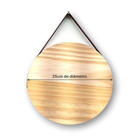 Placa Decorativa Personalizada em Madeira de Pinus para Porta e Parede com Gravação a Laser ou Impressão UV