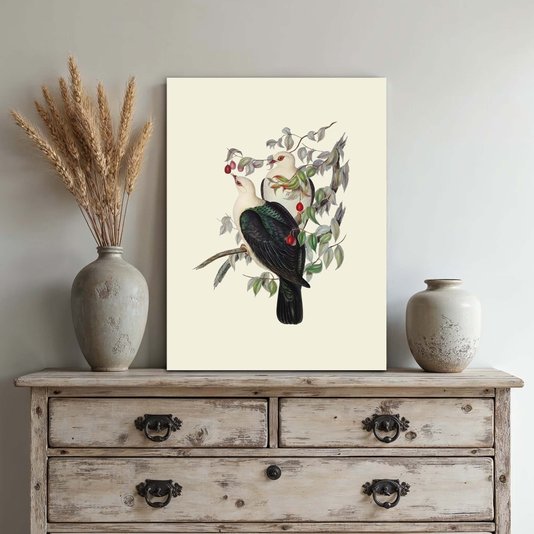 Placa Decorativa Pombos De Fruta Vintage Farmhouse