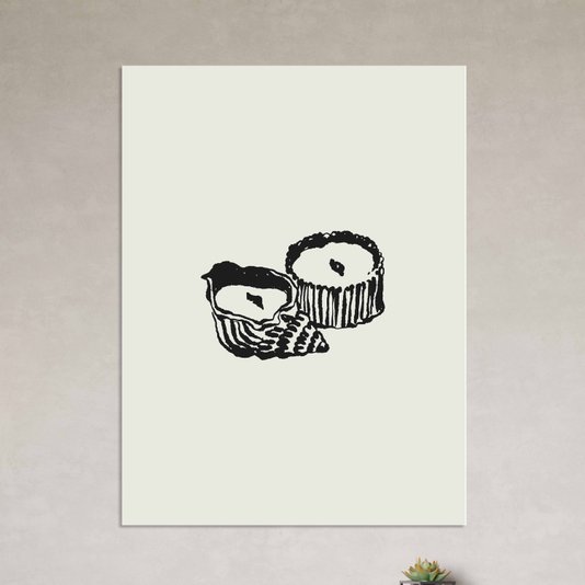 Placa Decorativa Velas Minimalistas Estilo Japandi