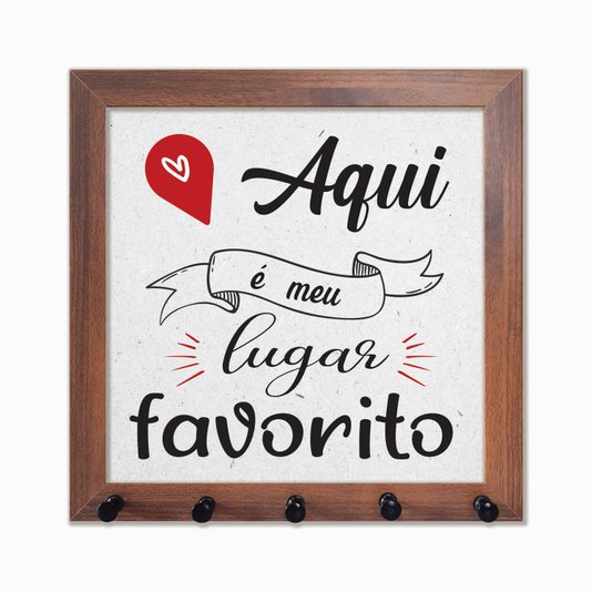 Porta Chaves Aqui é meu lugar favorito