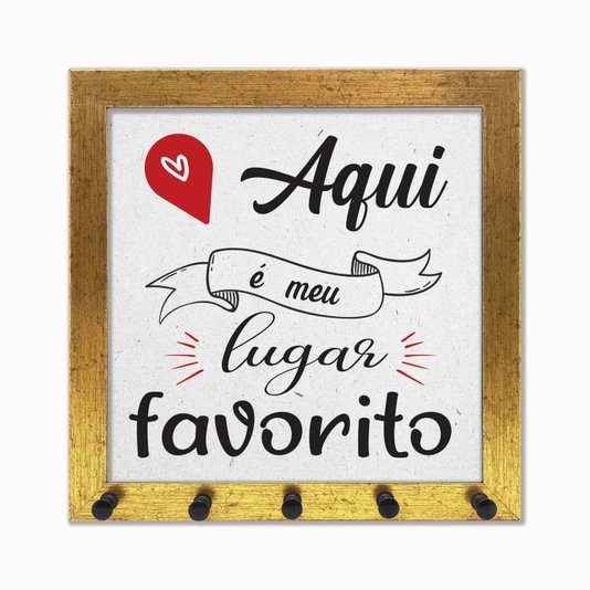 Porta Chaves Aqui é meu lugar favorito