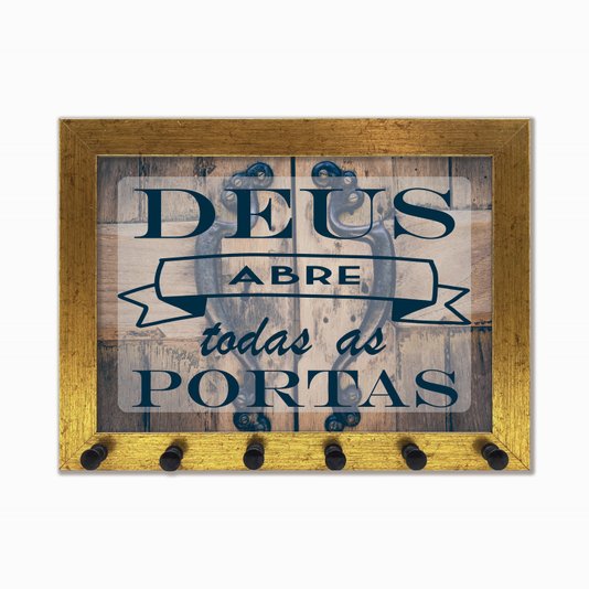 Porta Chaves Deus abre todas as portas