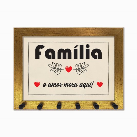 Porta Chaves Família - o amor mora aqui