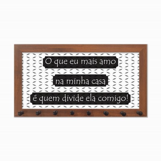 Porta Chaves O que eu mais amo na minha casa...
