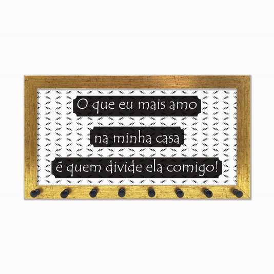 Porta Chaves O que eu mais amo na minha casa...