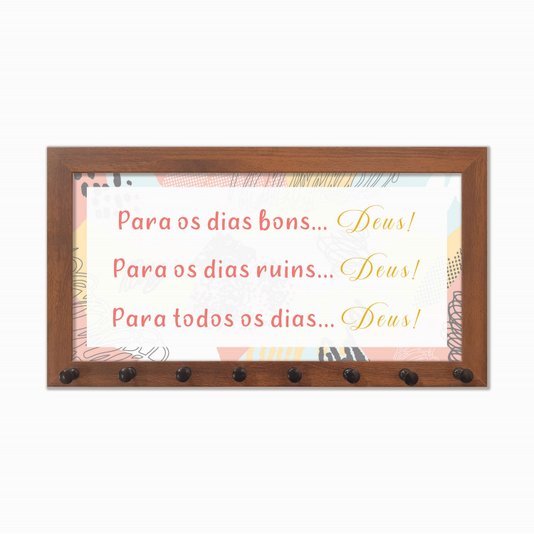 Porta Chaves Para os dias bons... Deus!