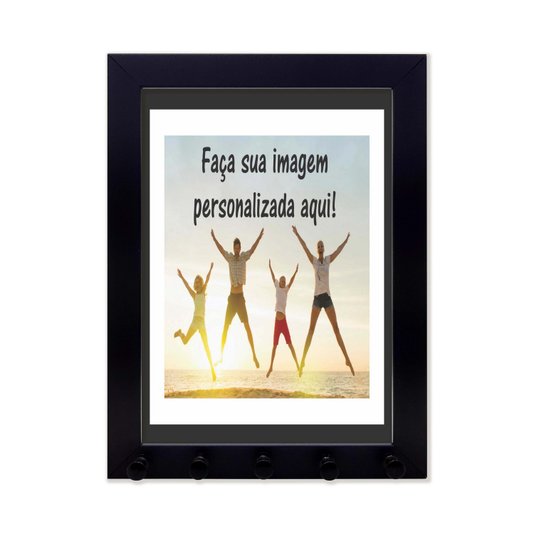 Porta Chaves Personalizado com Imagem ou Frase