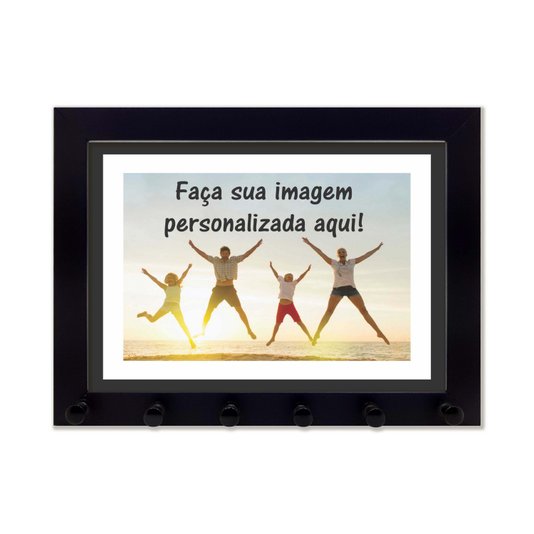 Porta Chaves Personalizado com Imagem ou Frase