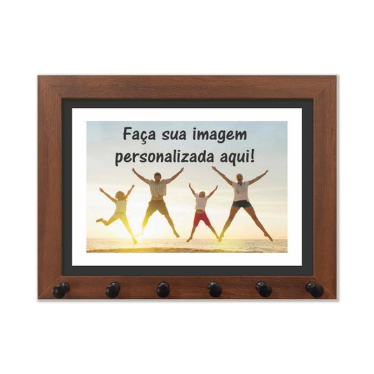 Porta Chaves Personalizado com Imagem ou Frase