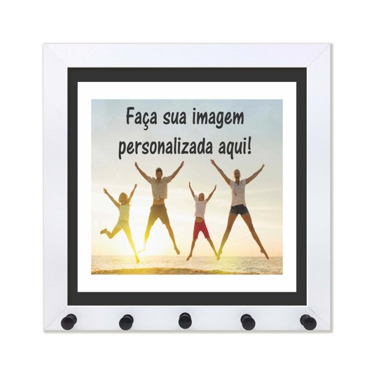 Porta Chaves Personalizado com Imagem ou Frase