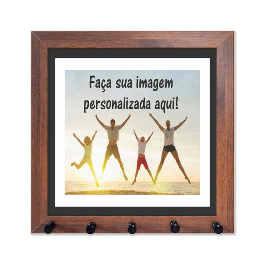 Porta Chaves Personalizado com Imagem ou Frase
