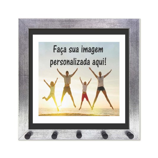 Porta Chaves Personalizado com Imagem ou Frase