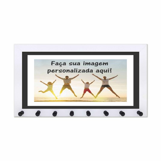 Porta Chaves Personalizado com Imagem ou Frase