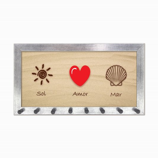 Porta Chaves Sol Amor Mar