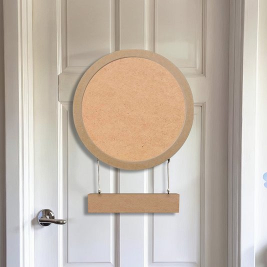 Porta Maternidade Redondo Para Quarto Infantil Em Mdf