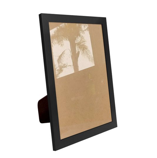 Porta Retrato Com Moldura e Acetato Mais Fundo Com Suporte - 2x1