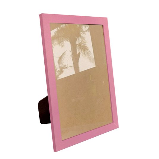 Porta Retrato Com Moldura e Acetato Mais Fundo Com Suporte - 2x1