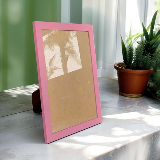 Porta Retrato Com Moldura e Acetato Mais Fundo Com Suporte - 2x1