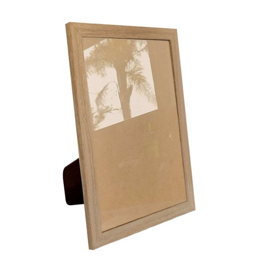 Porta Retrato Com Moldura e Acetato Mais Fundo Com Suporte - 2x1