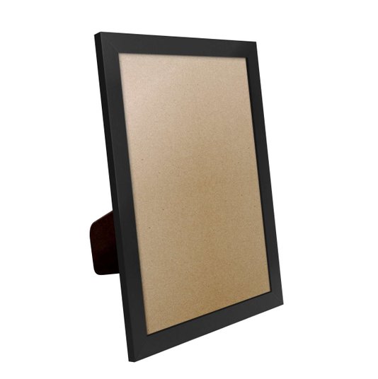 Porta Retrato Com Moldura E PVC Mais Fundo Com Suporte - 2x1