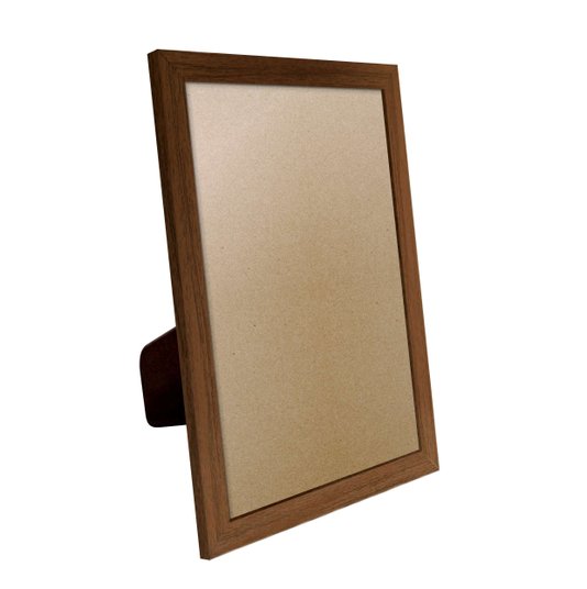 Porta Retrato Com Moldura E PVC Mais Fundo Com Suporte - 2x1