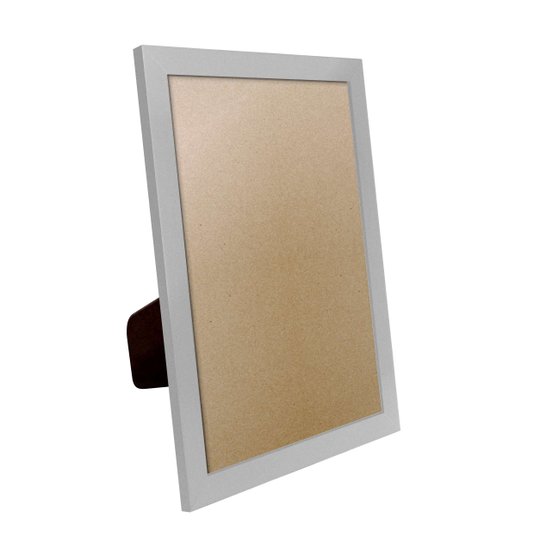 Porta Retrato Com Moldura E PVC Mais Fundo Com Suporte - 2x1