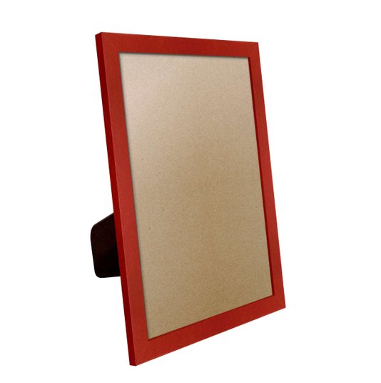 Porta Retrato Com Moldura E PVC Mais Fundo Com Suporte - 2x1