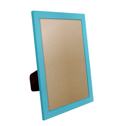 Porta Retrato Com Moldura E PVC Mais Fundo Com Suporte - 2x1