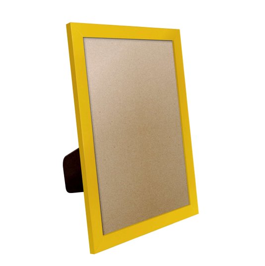 Porta Retrato Com Moldura E PVC Mais Fundo Com Suporte - 2x1