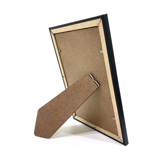 Porta Retrato Com Moldura E PVC Mais Fundo Com Suporte - 2x1
