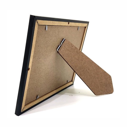 Porta Retrato Com Moldura E PVC Mais Fundo Com Suporte - 2x1