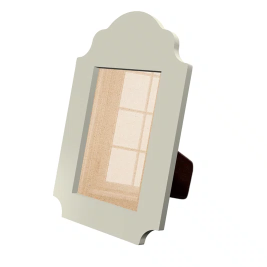 Porta Retrato Com Moldura Provençal Com Suporte em MDF e Acetato