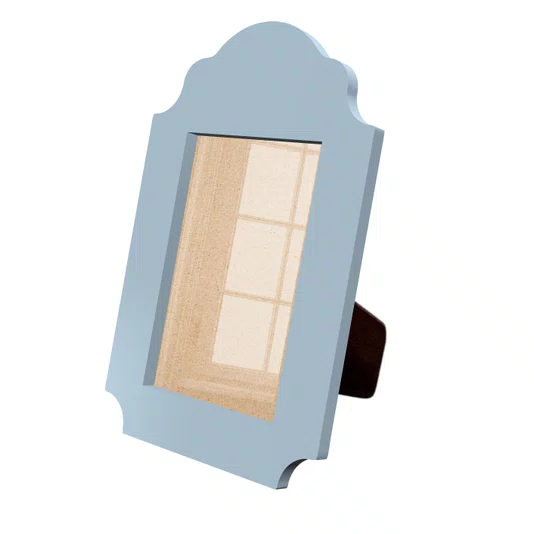Porta Retrato Com Moldura Provençal Com Suporte em MDF e Acetato