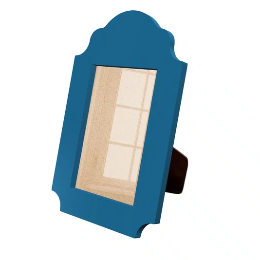 Porta Retrato Com Moldura Provençal Com Suporte em MDF e Acetato
