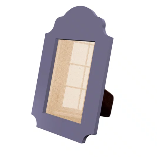 Porta Retrato Com Moldura Provençal Com Suporte em MDF e Acetato