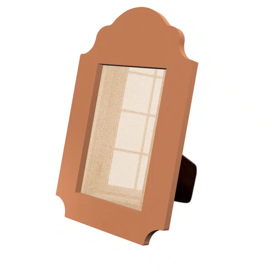 Porta Retrato Com Moldura Provençal Com Suporte em MDF e Acetato