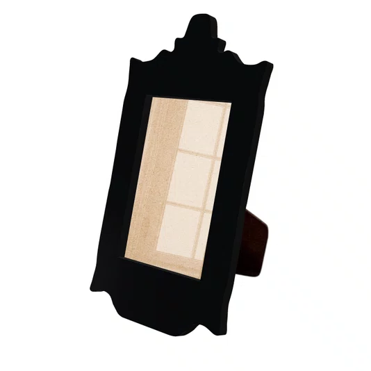 Porta Retrato Com Moldura Provençal Colorida Em Mdf 6 mm Com Suporte em MDF e Acetato