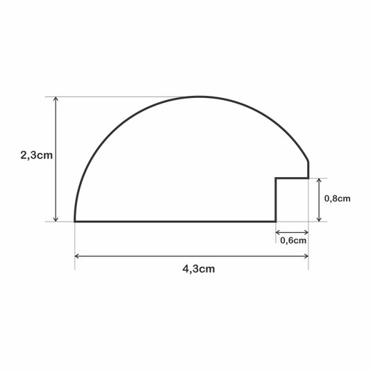 Porta Retrato de Moldura com Gravação de Bambu e Vidro Mais Fundo com Suporte - 4,3x2,3