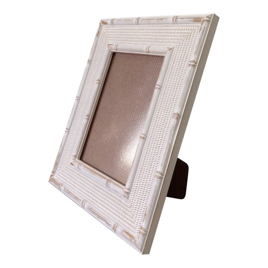 Porta Retrato de Moldura com Gravação de Bambu e PVC Mais Fundo com Suporte - 4,5x1,5