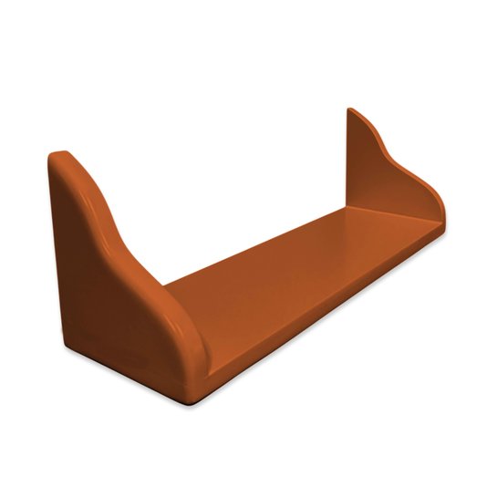 Prateleira De Parede Com Laterais Orgânicas Laqueada