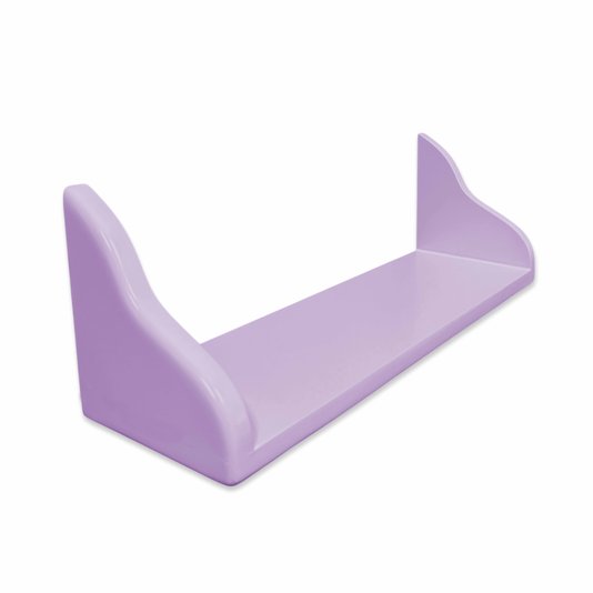 Prateleira De Parede Com Laterais Orgânicas Laqueada