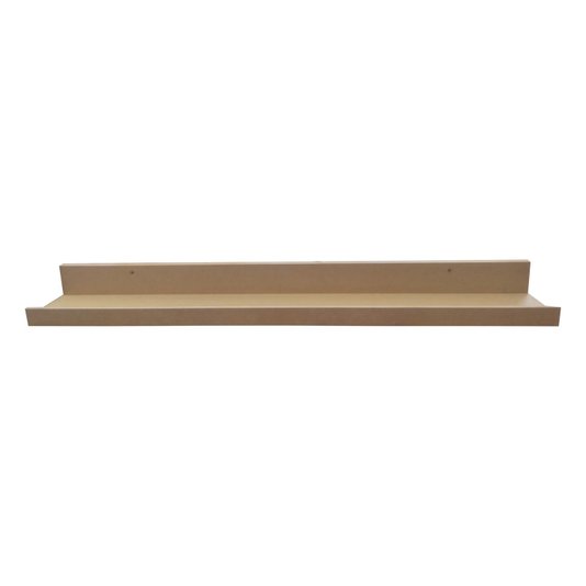 Prateleira de Parede em MDF Cru para Quadros e Decorações - 90x12,6