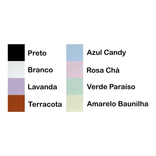 Prateleira Multiuso Colorida de Parede em MDF Laqueado para Quadros e Decorações - 90x12,6
