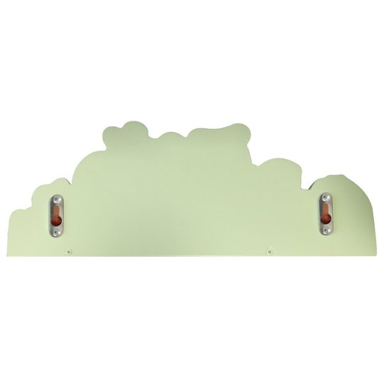 Prateleira para Quarto Infantil Decorativa de Parede Tema Animais Fofinhos - 40x11,8x14,8cm