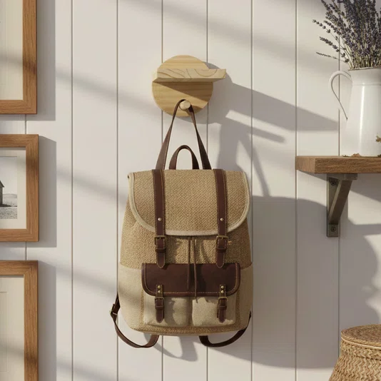 Prateleira Pegboard Redonda 10cm Em Madeira Pinus 