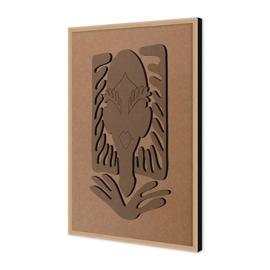 Quadro Para Colorir Alto Relevo Em Mdf Cru 3mm Estilo Matisse