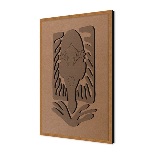 Quadro Para Colorir Alto Relevo Em Mdf Cru 3mm Estilo Matisse