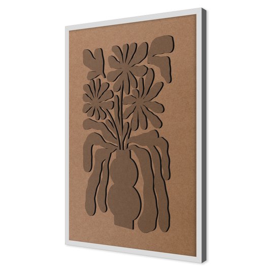 Quadro Para Colorir Alto Relevo Em Mdf Cru 3mm Estilo Matisse