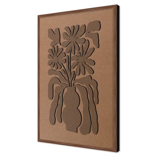 Quadro Para Colorir Alto Relevo Em Mdf Cru 3mm Estilo Matisse